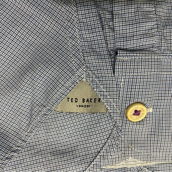 TED BAKER - Blue Collar Shirt - Picture 5 of 7